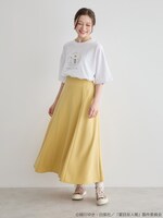 「夏目友人帳 ニャンコ先生ビッグTシャツ」着用イメージ。