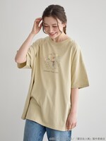 「夏目友人帳 ニャンコ先生ビッグTシャツ」着用イメージ。