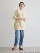「夏目友人帳 ニャンコ先生ビッグTシャツ」着用イメージ。