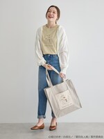 「夏目友人帳ニャンコ先生トートバッグ」使用イメージ。