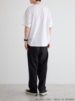 「夏目友人帳 ニャンコ先生ビッグTシャツ」着用イメージ。