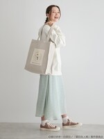 「夏目友人帳ニャンコ先生トートバッグ」使用イメージ。