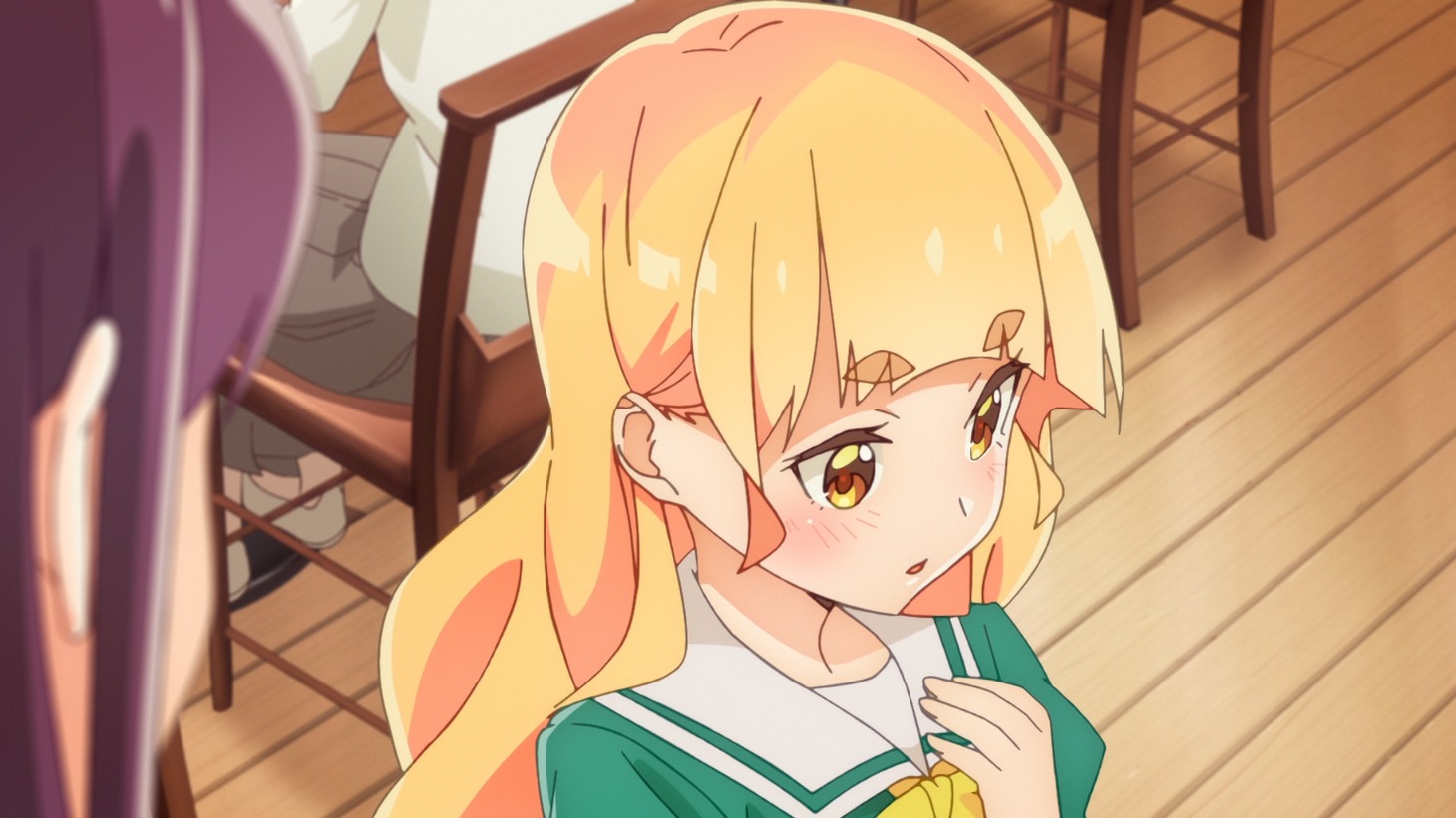 TVアニメ「私の百合はお仕事です！」第1話より。 (c)未幡・一迅社／私の百合は製作委員会です！