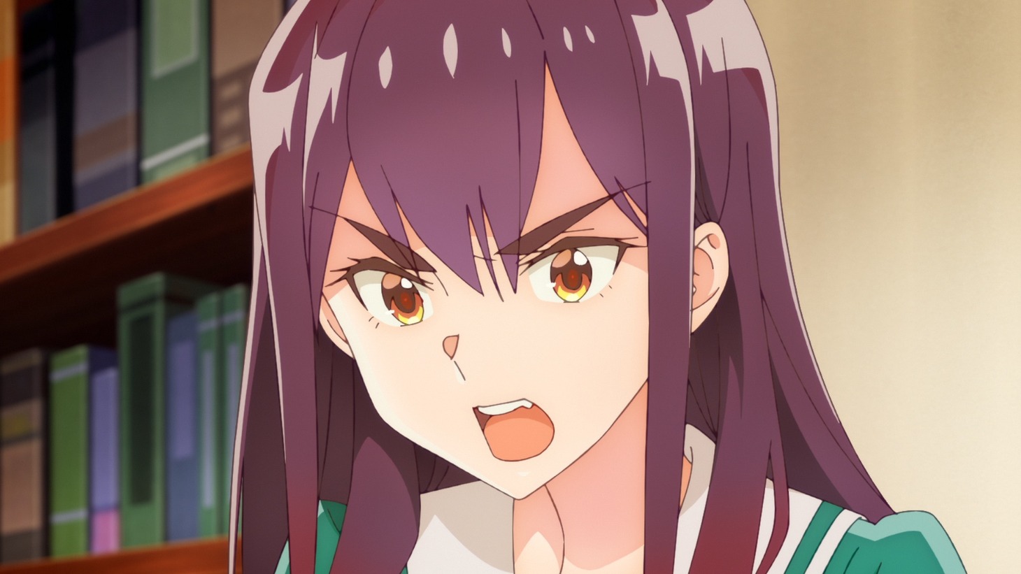TVアニメ「私の百合はお仕事です！」第1話より。 (c)未幡・一迅社／私の百合は製作委員会です！