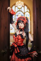 TVアニメ「デート・ア・ライブ」のエイプリルフール企画“実写版ビジュアル”。