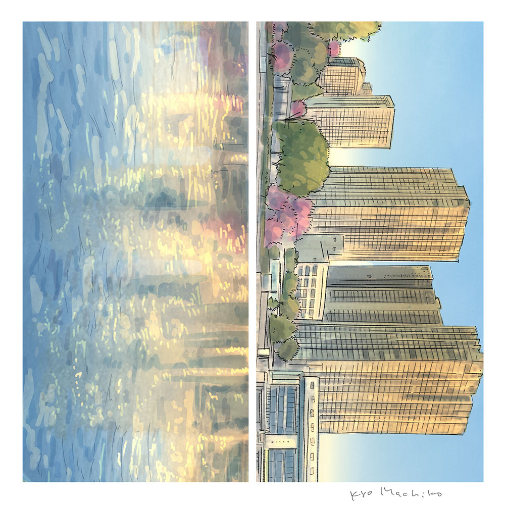 「#stayhome日記」シリーズより。