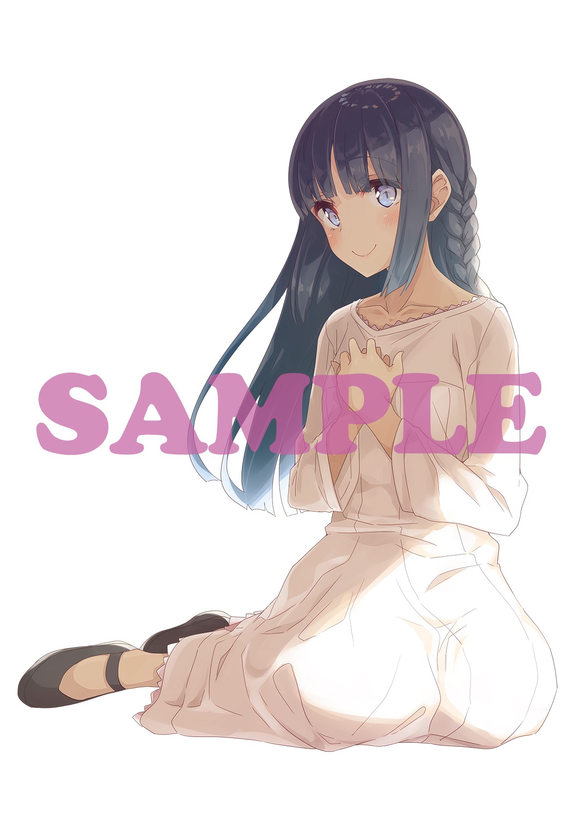 ANIPLEX+の店舗別特典「選べるキャラファインマット」と、アニメイトの店舗別特典「B2タペストリー＆スタンド付きアクリルコースター＆2L判ブロマイド6枚セット」の絵柄。