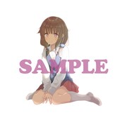 ANIPLEX+の店舗別特典「選べるキャラファインマット」と、アニメイトの店舗別特典「B2タペストリー&スタンド付きアクリルコースター&2L判ブロマイド6枚セット」の絵柄。