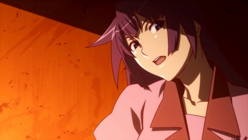 アニメ「化物語」より。