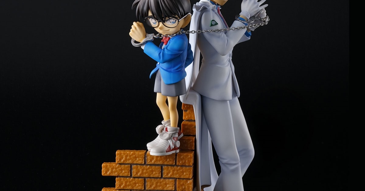 コナンフィギュアひどい 名探偵コナン コナンとキッドのボイス入り 