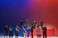 劇場版「名探偵コナン 黒鉄の魚影（サブマリン）」の完成披露試写会より。