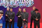 劇場版「名探偵コナン 黒鉄の魚影（サブマリン）」の完成披露試写会より。