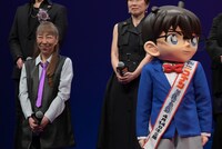 劇場版「名探偵コナン 黒鉄の魚影（サブマリン）」の完成披露試写会より。