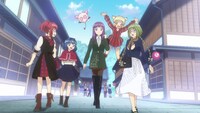 アニメ「東京ミュウミュウ にゅ～♡」エンディング映像より。 (c)征海美亜・吉田玲子・講談社／「東京ミュウミュウにゅ～」製作委員会