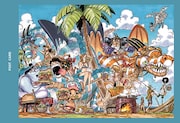 「ONE PIECEイラスト集 COLOR WALK」第10弾「DRAGON」に付属するポストカード。 (c)尾田栄一郎/集英社