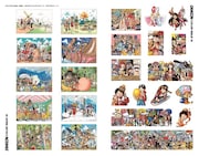 「ONE PIECEイラスト集 COLOR WALK」第10弾「DRAGON」に初版限定で付属するステッカー。 (c)尾田栄一郎/集英社