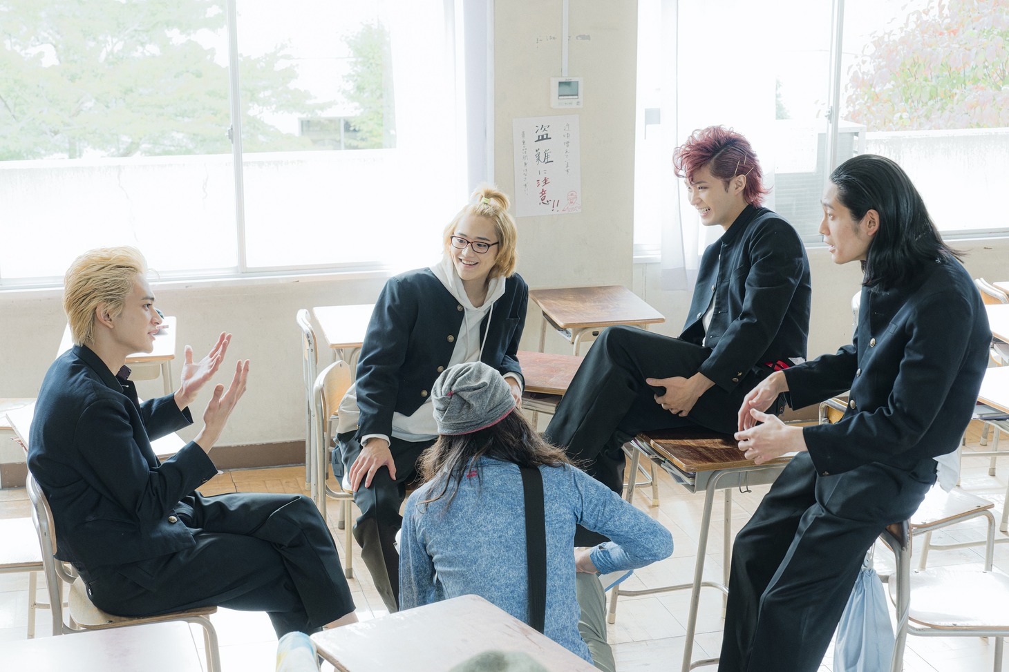 メイキング写真。