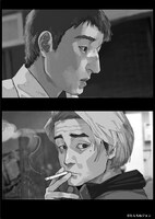 たらちねジョンの描き下ろしイラスト。 (c)たらちねジョン