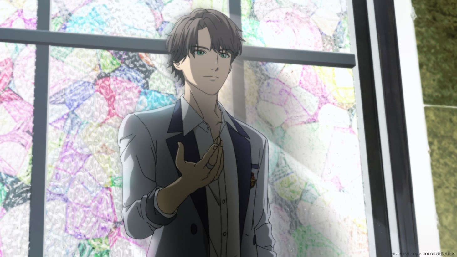 TVアニメ「Opus.COLORs（オーパスカラーズ）」第1話より。