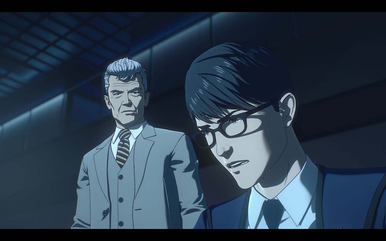 右が五条隊員（CV：青柳尊哉）。