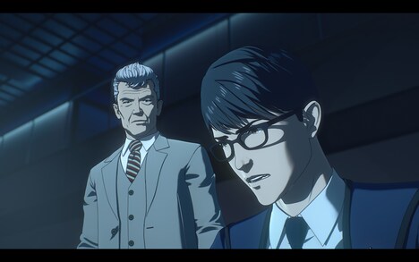 右が五条隊員（CV：青柳尊哉）。