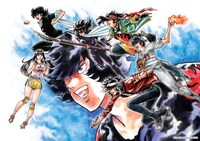 島本和彦の描き下ろしイラスト。