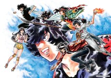 島本和彦の描き下ろしイラスト。