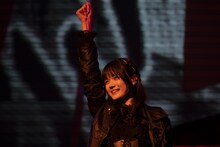 sanaのライブコーナーの様子。