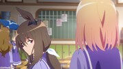 アニメ「ウマ娘 プリティーダービー ROAD TO THE TOP」の第1話場面カット。