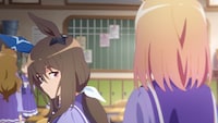 アニメ「ウマ娘 プリティーダービー ROAD TO THE TOP」の第1話場面カット。