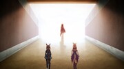 アニメ「ウマ娘 プリティーダービー ROAD TO THE TOP」の第1話場面カット。