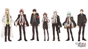 「劇場版 Collar×Malice -deep cover-」のキャラクタービジュアル。