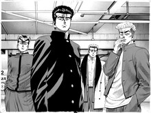 「ろくでなしBLUES」の複製原稿。 (c)森田まさのり・スタジオヒットマン/集英社