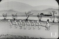 「教育線画 姨捨山」より。 写真提供:国立映画アーカイブ