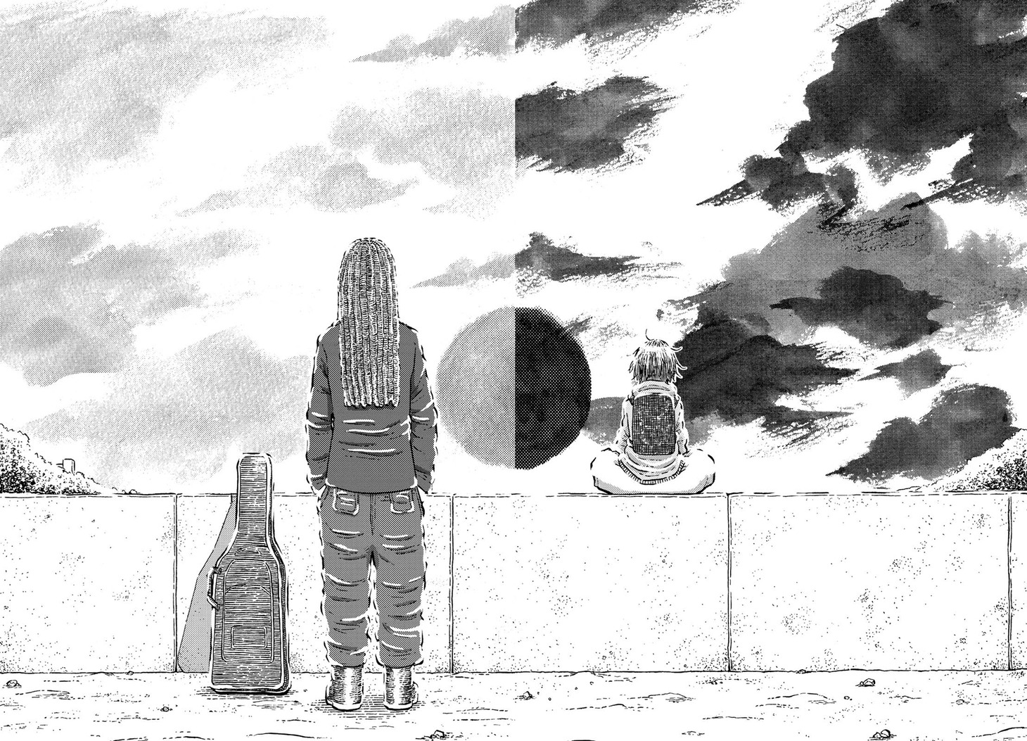 「黒猫は泣かない。新装版」より、「くろいりんごときいろいそら」。