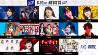 「Animelo Summer Live 2023 -AXEL-」8月26出演アーティスト。