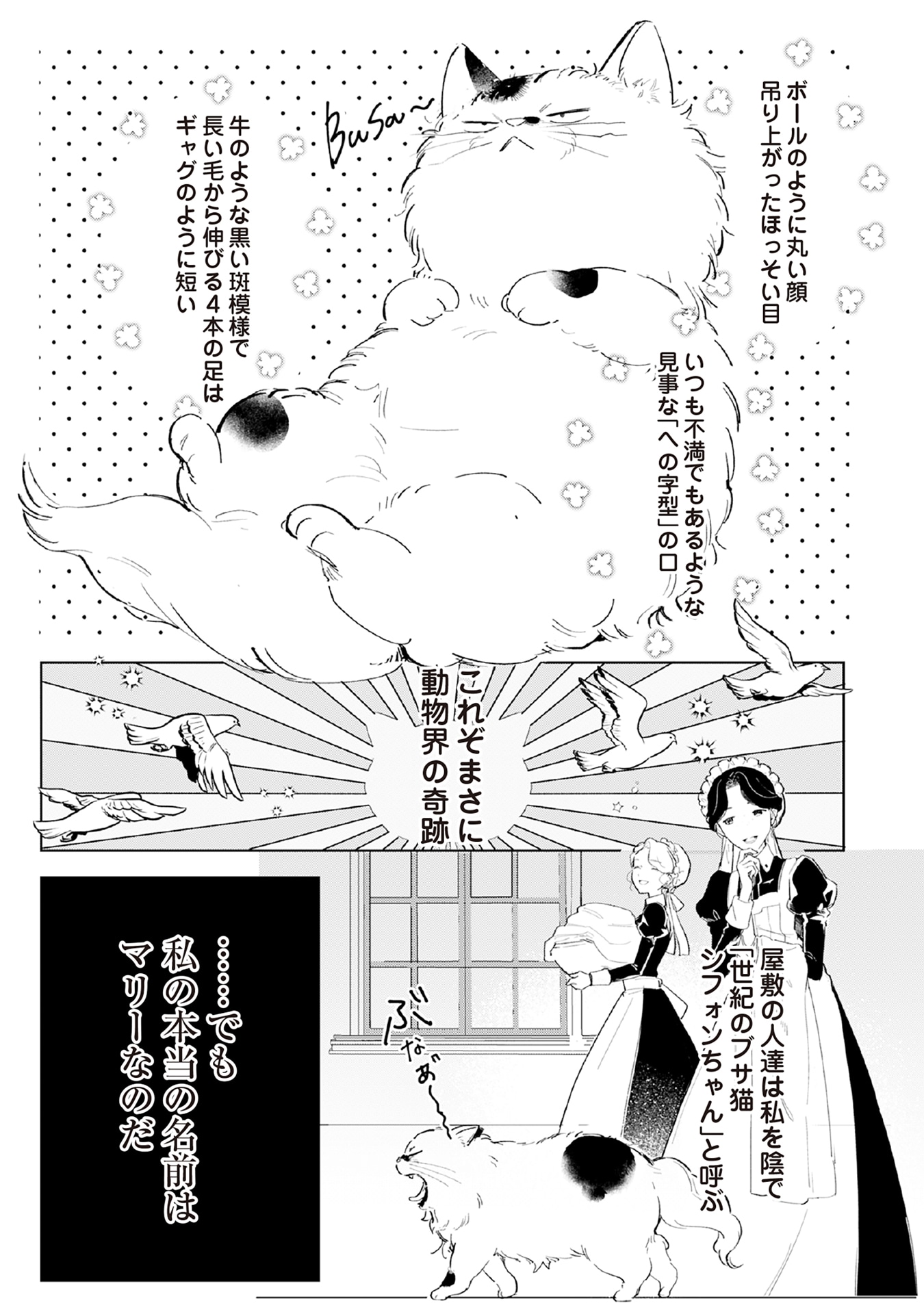 「ブサ猫に変えられた気弱令嬢ですが、最恐の軍人公爵に拾われて気絶寸前です」より。