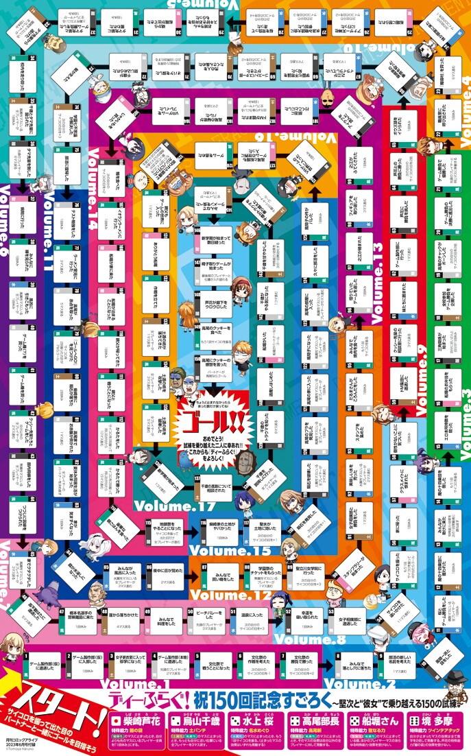 「ディーふらぐ！祝150回記念すごろく」