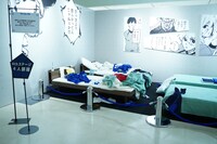 「ブルーロック展」の様子。