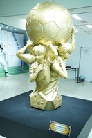 「ブルーロック展」の様子。