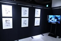 「炎の原画展」の様子。