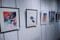 「炎の原画展」の様子。