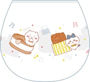 スタンプをためて当たるオリジナルグラス。