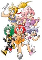 「炎の闘球女 ドッジ弾子」カット