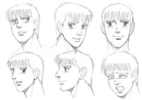 道下正樹のキャラクターデザイン。