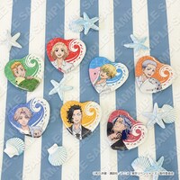 「ハート缶バッジ  sea animals」