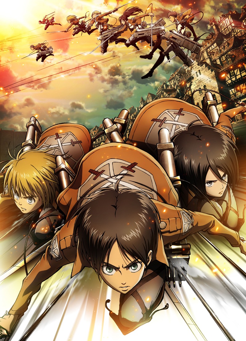 「進撃の巨人 Season 1」キービジュアル  (c)諫山創・講談社／「進撃の巨人」製作委員会