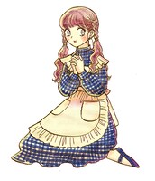 飼い主の少女。