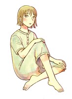 少女に飼われている青年。