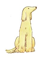 少女の愛犬・シルク。